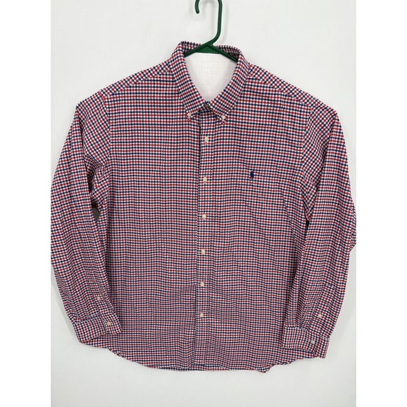 Ralph Lauren Men's Classic Fit Performance Checked Button Down Shirt, XXL - Picture 2 of 8